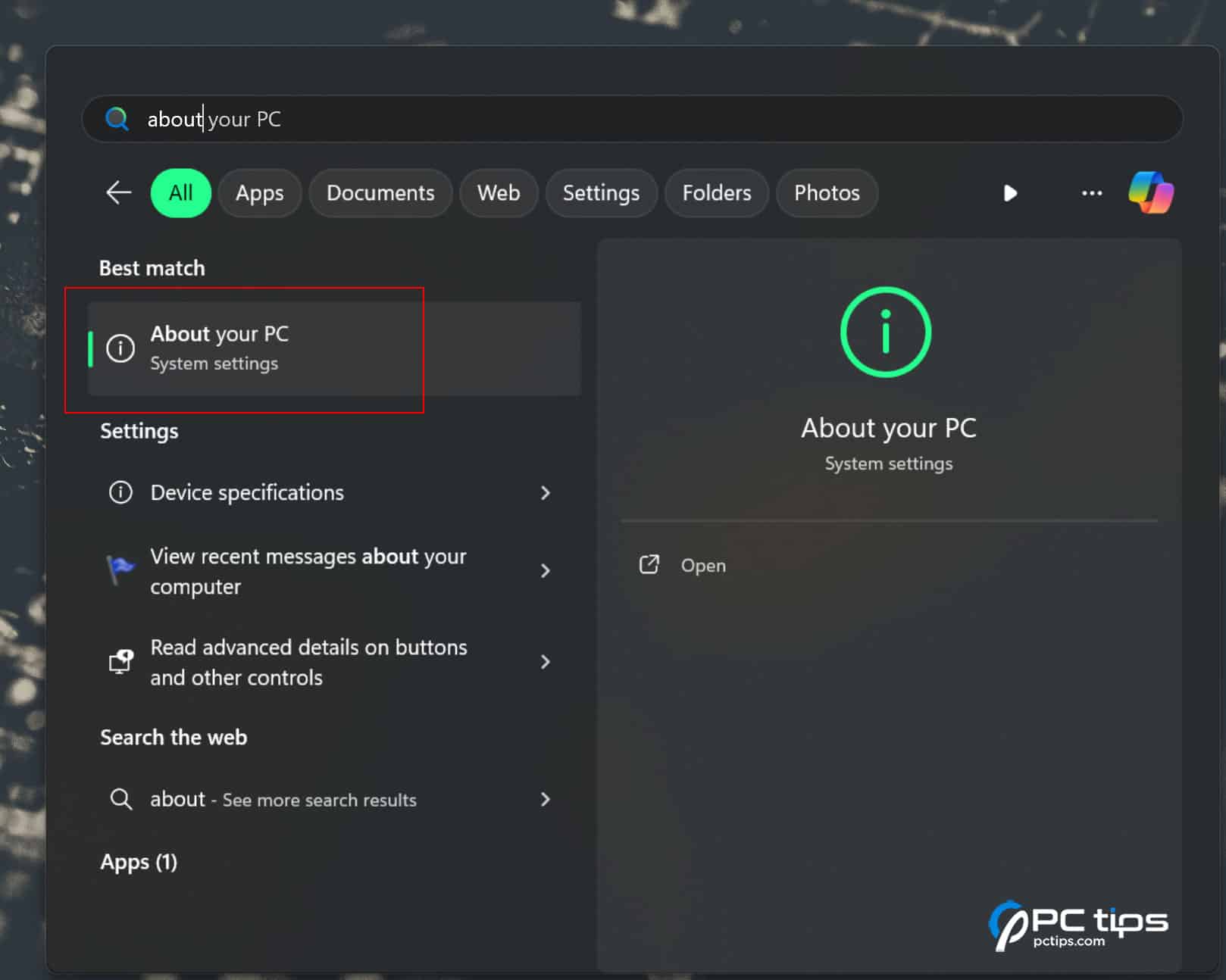 how to get pc specs cmd
