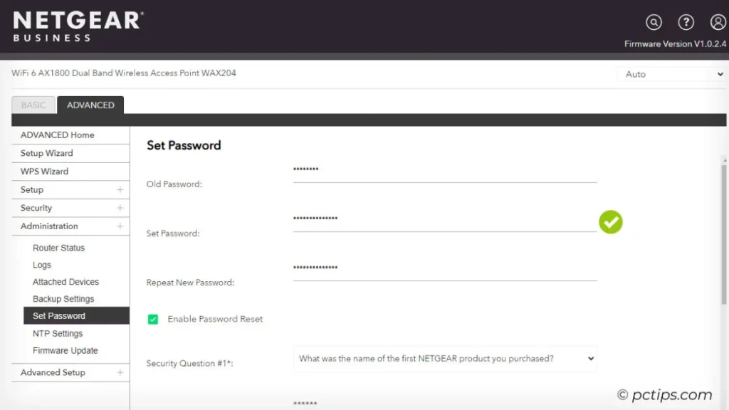 Netgear Router Settings