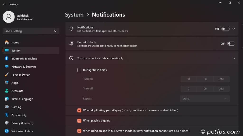 disable-notifications