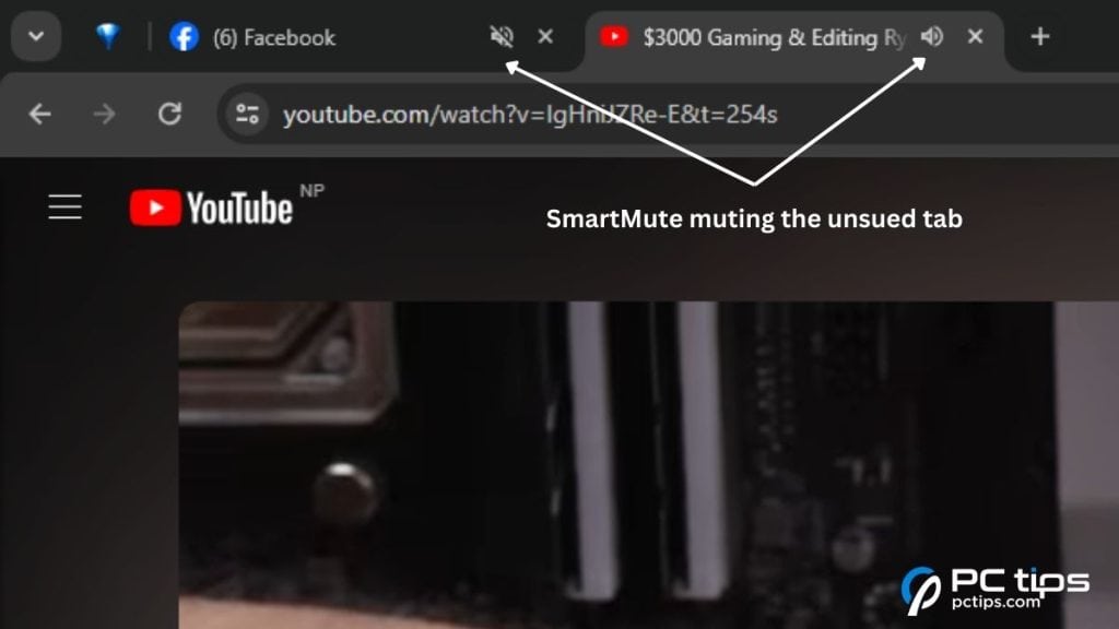 smartmute muting tab