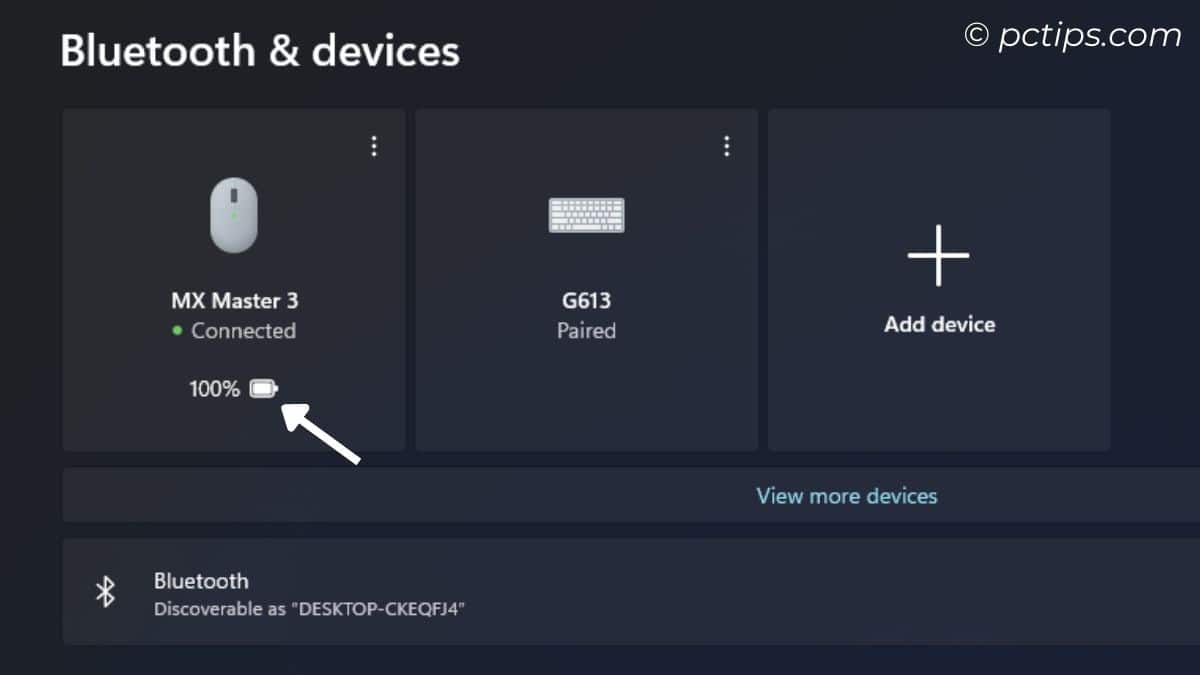check mouse charge