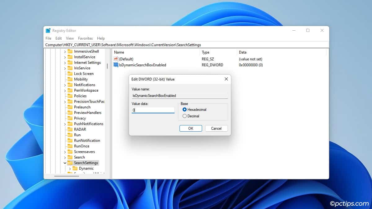 disable-bing-dynamic-search