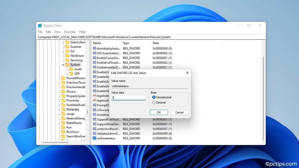 enable-verbose-mode-windows-registry
