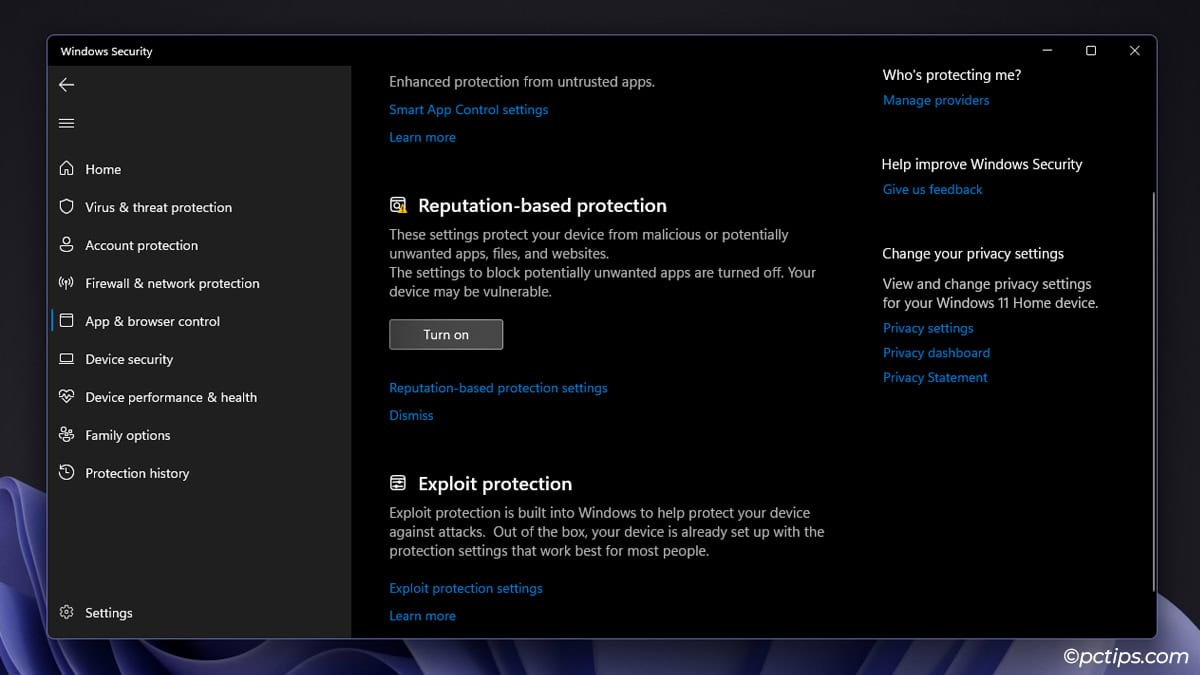 turn-on-reputation-based-protection