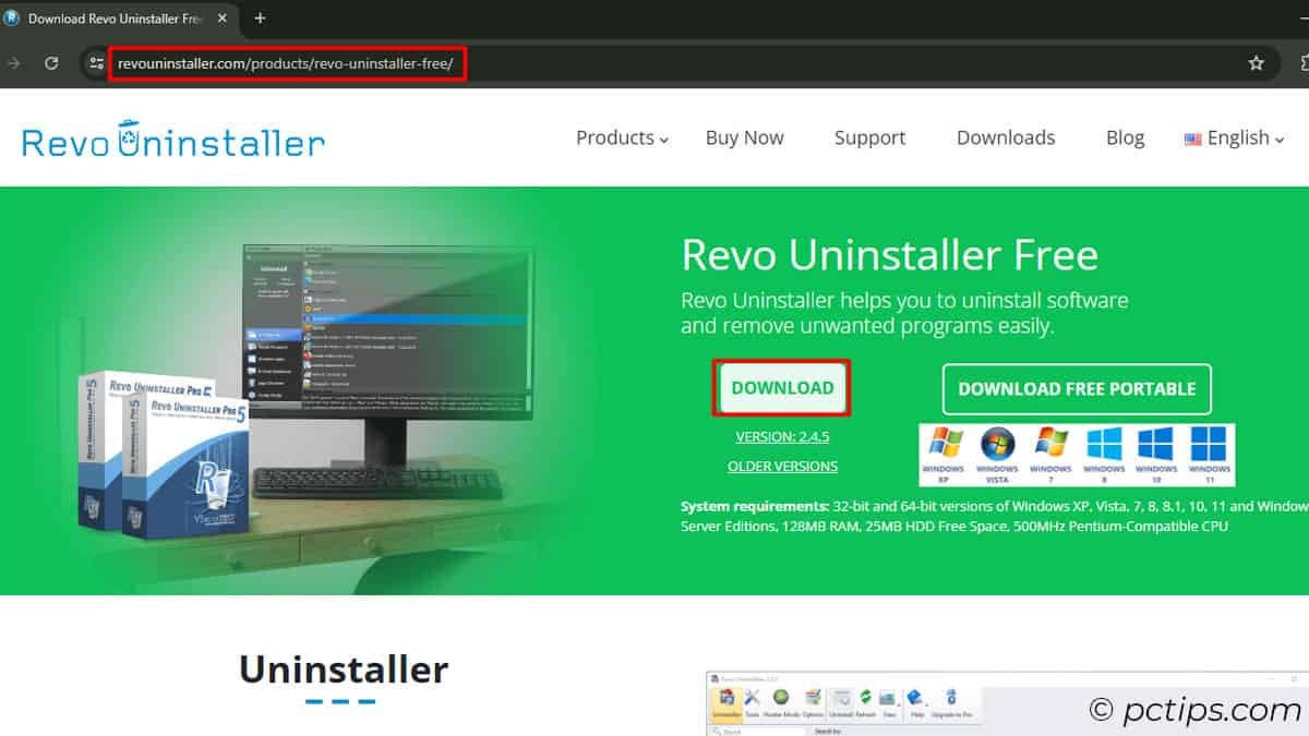 Download and Install Revo Uninstaller