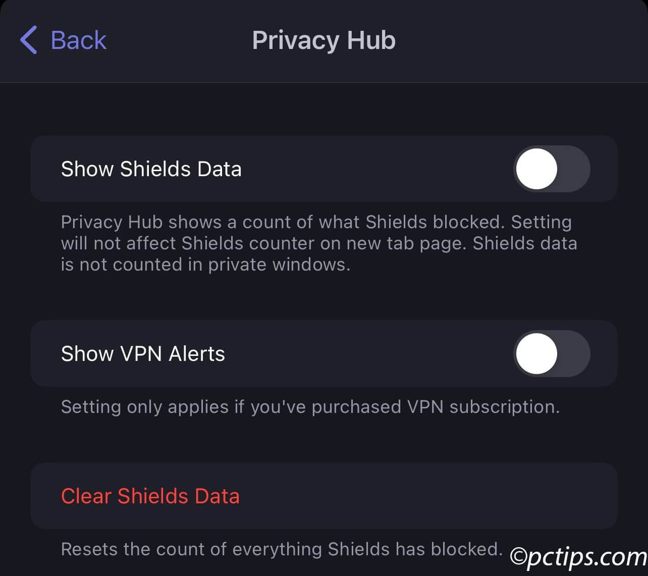 privacy hub