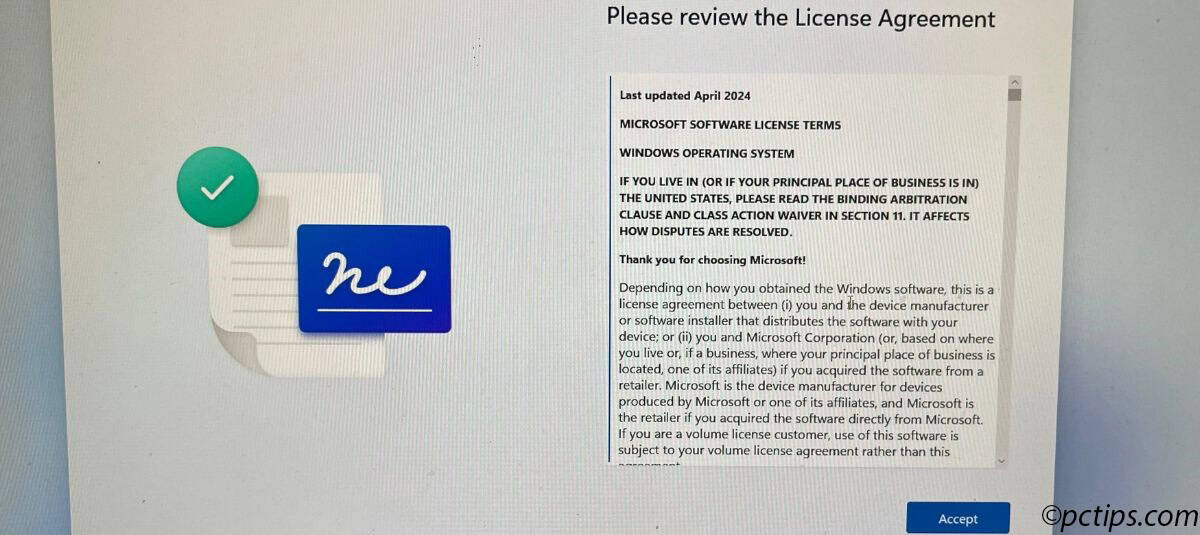 license lagreement
