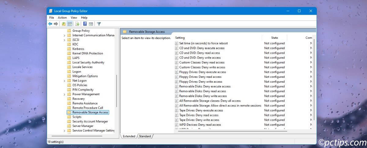 removable storage access
