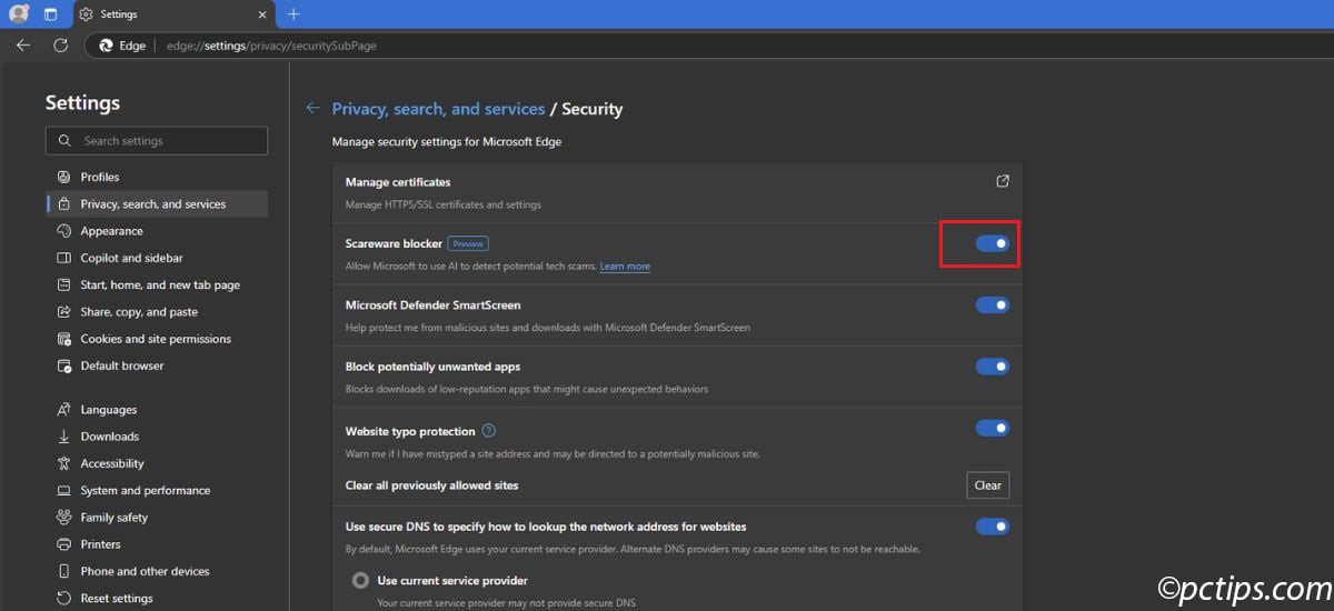 scareware blocker
