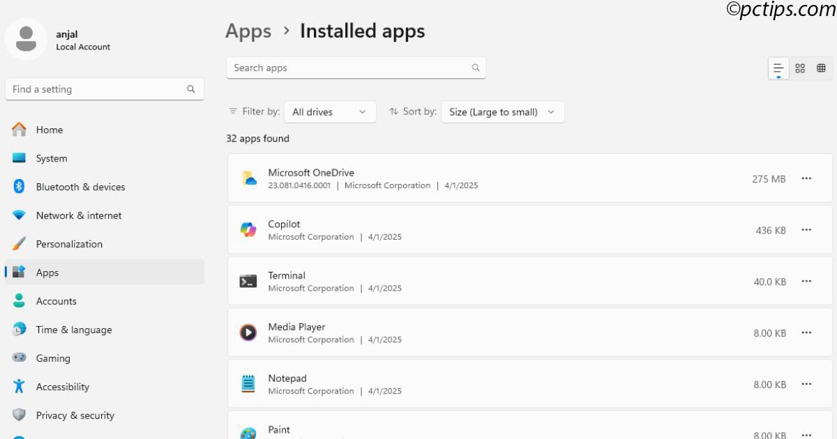 uninstall bloat