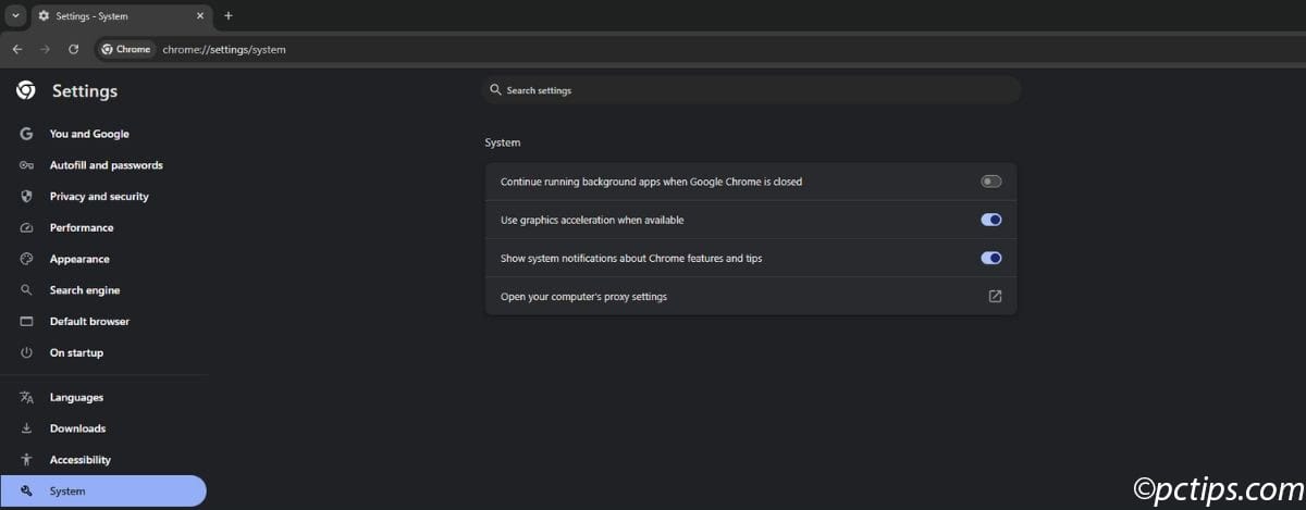 disable background apps
