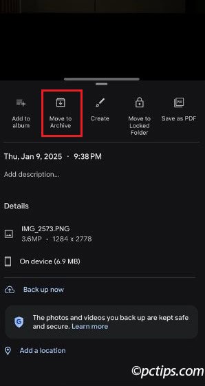move to archive