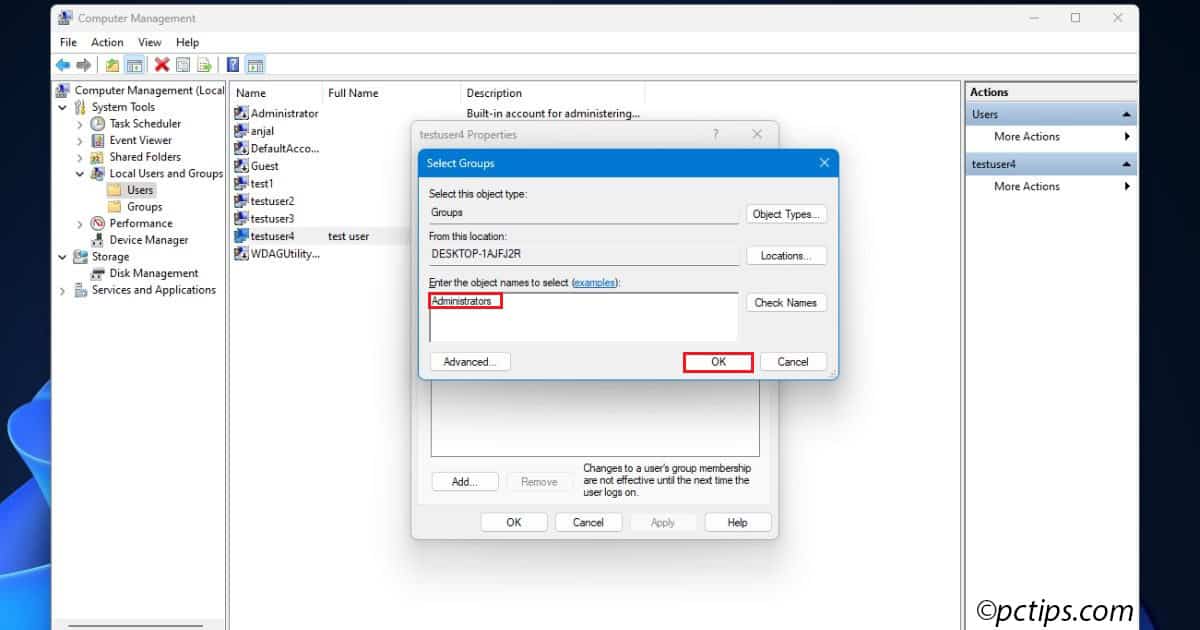 computer managemnet administrator 