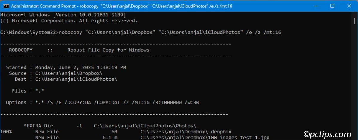 robocopy